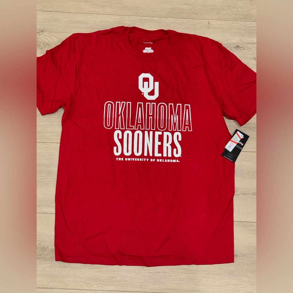 Oklahoma Sooners Red Short Sleeve Tee